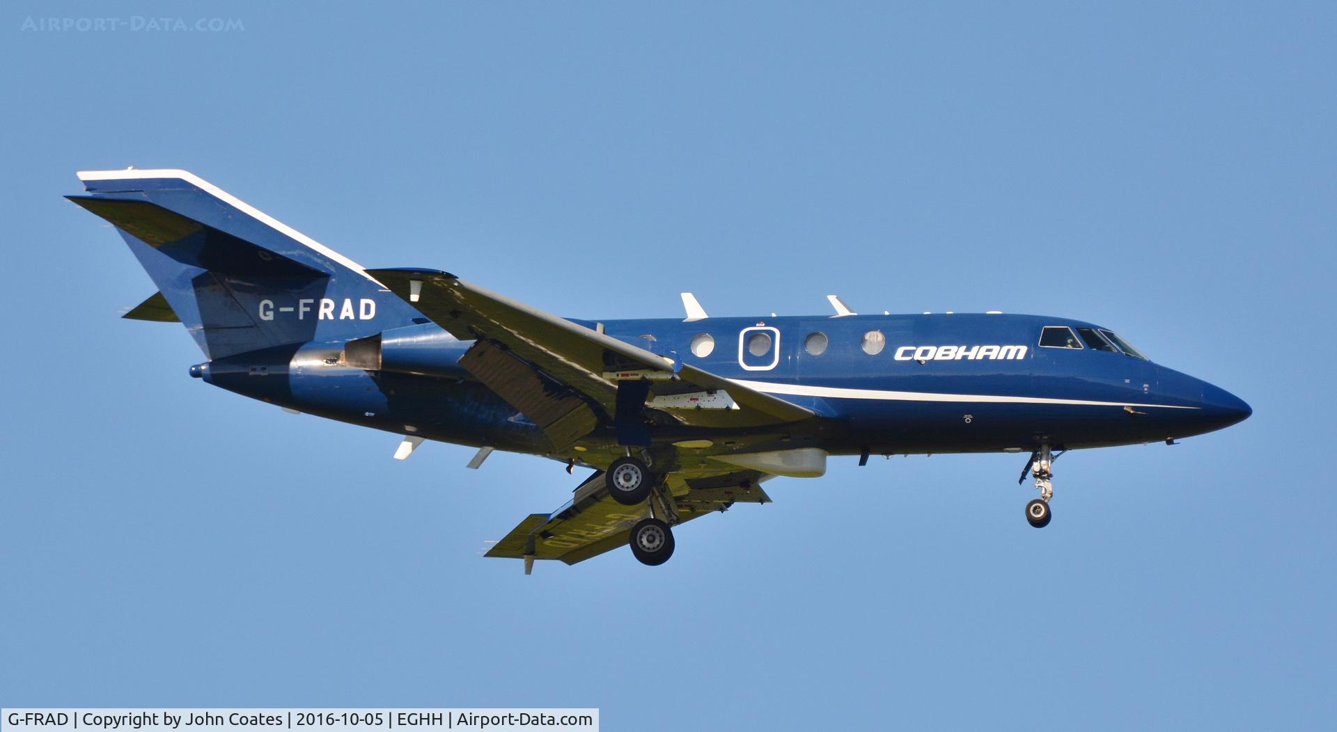 G-FRAD, 1975 Dassault Falcon (Mystere) 20DC C/N 304, Arriving home