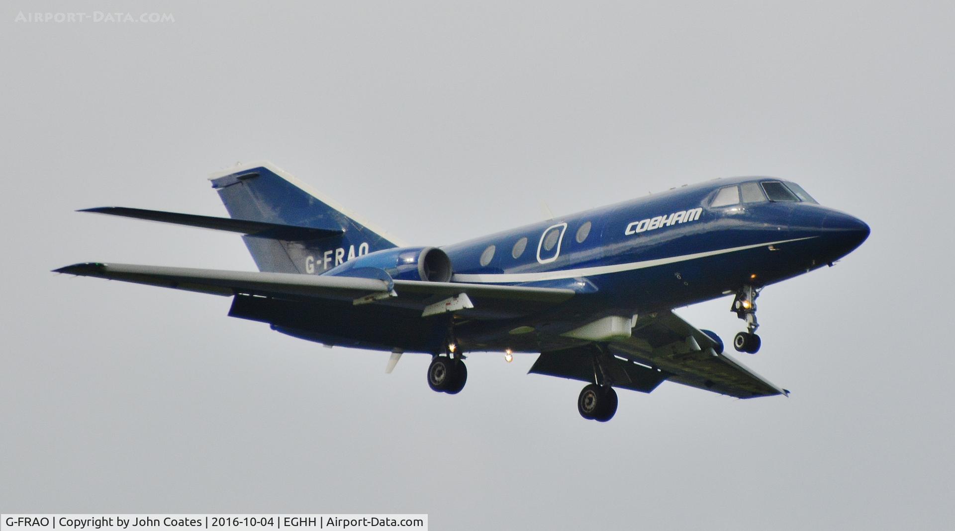 G-FRAO, 1969 Dassault Falcon (Mystere) 20DC C/N 214, Finals to 08
