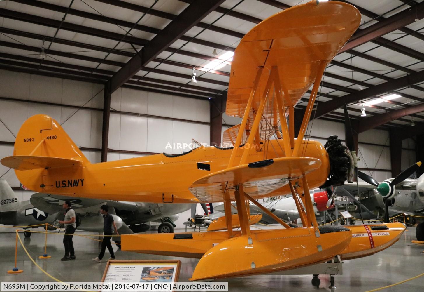 N695M, 1943 Naval Aircraft Factory N3N-3 C/N 4480, N3N-3