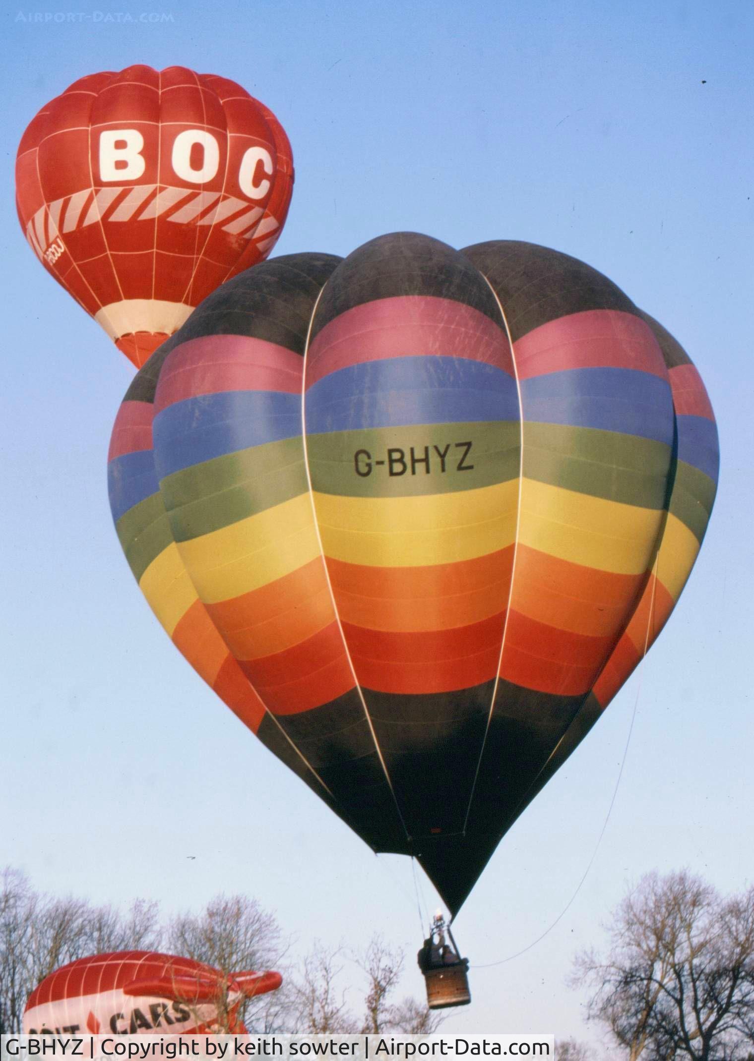 G-BHYZ, 1980 Cameron Balloons V-77 C/N 661, Marsh Benham