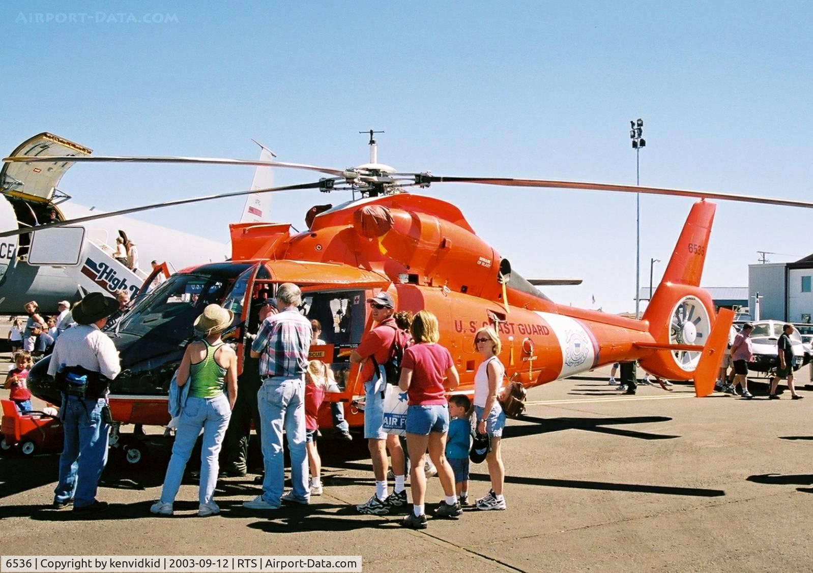 6536, Aérospatiale HH-65C Dolphin C/N 6186, At the 2003 Reno Air Races.