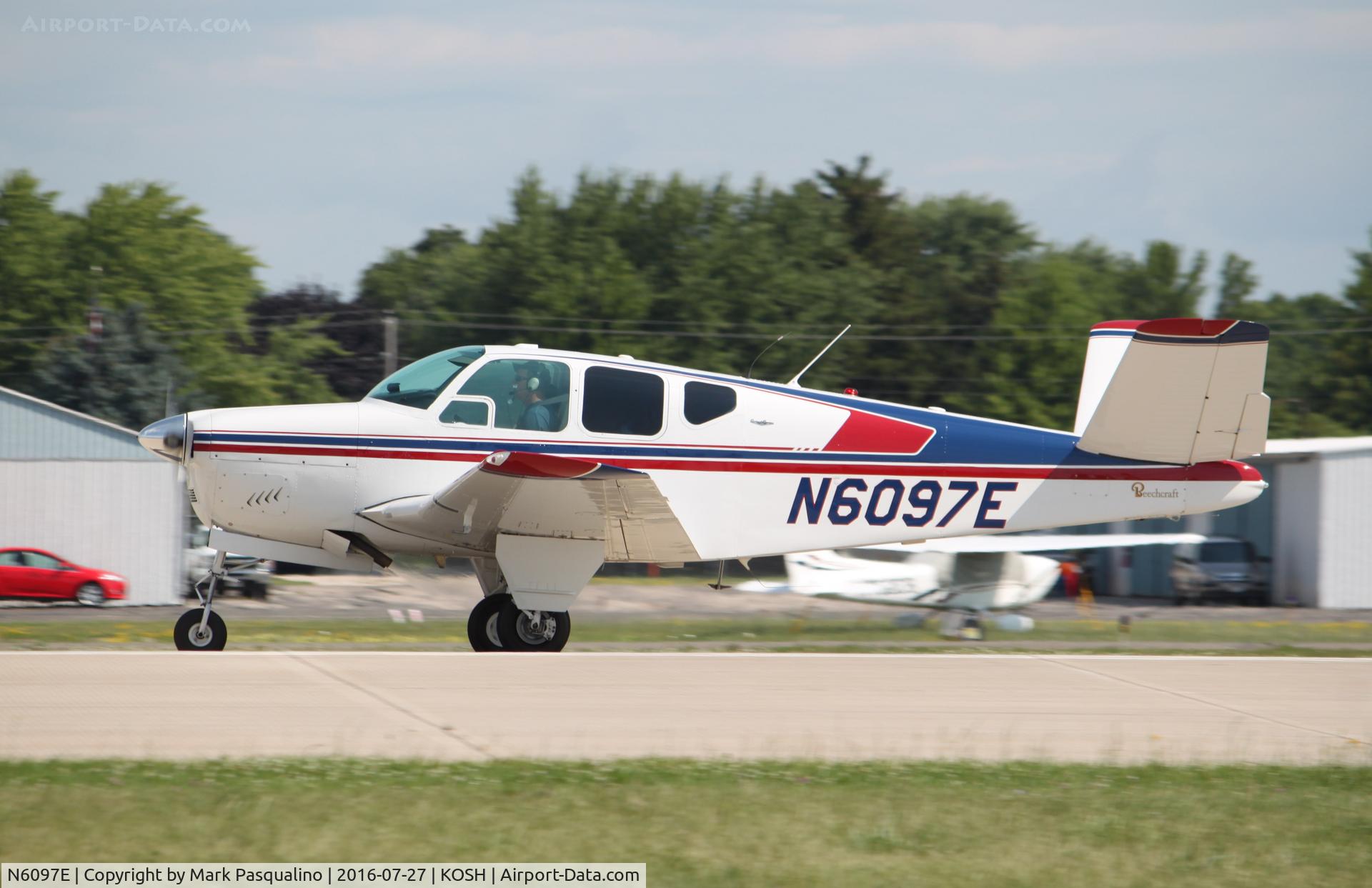N6097E, 1959 Beech K35 Bonanza C/N D-6107, Beech K35