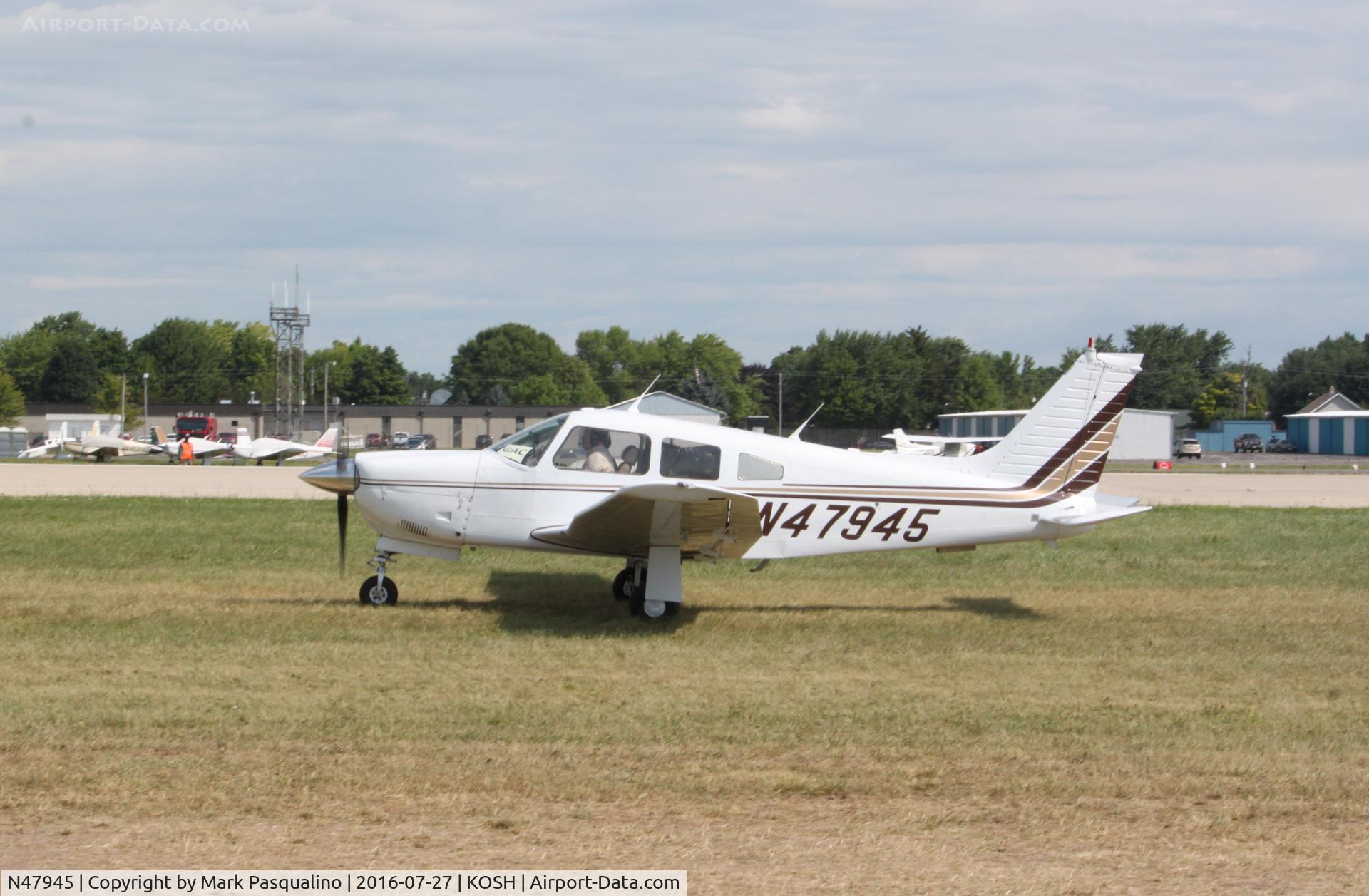 N47945, 1977 Piper PA-28R-201 Cherokee Arrow III C/N 28R-7837018, Piper PA-28R-201