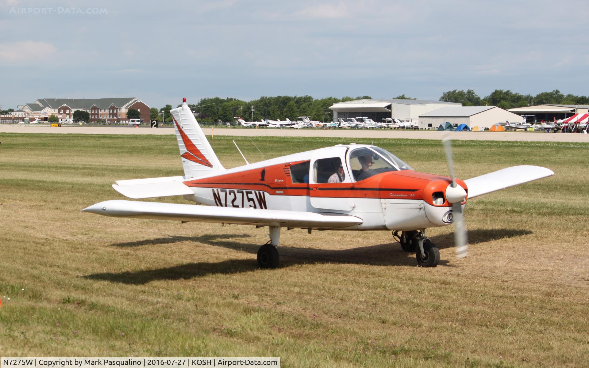 N7275W, 1963 Piper PA-28-180 C/N 28-1111, Piper PA-28-180
