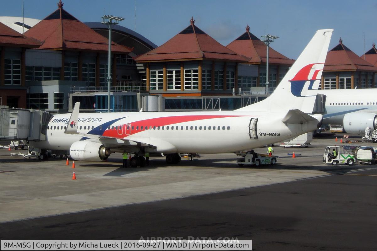 9M-MSG, 2013 Boeing 737-8H6 C/N 40149, In Bali