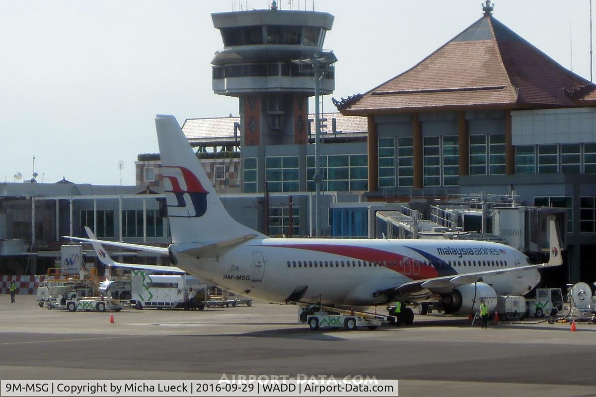 9M-MSG, 2013 Boeing 737-8H6 C/N 40149, At Bali