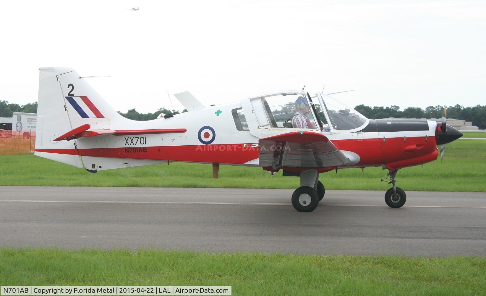 N701AB, 1975 Scottish Aviation Bulldog T.1 C/N BH120/350, Bulldog
