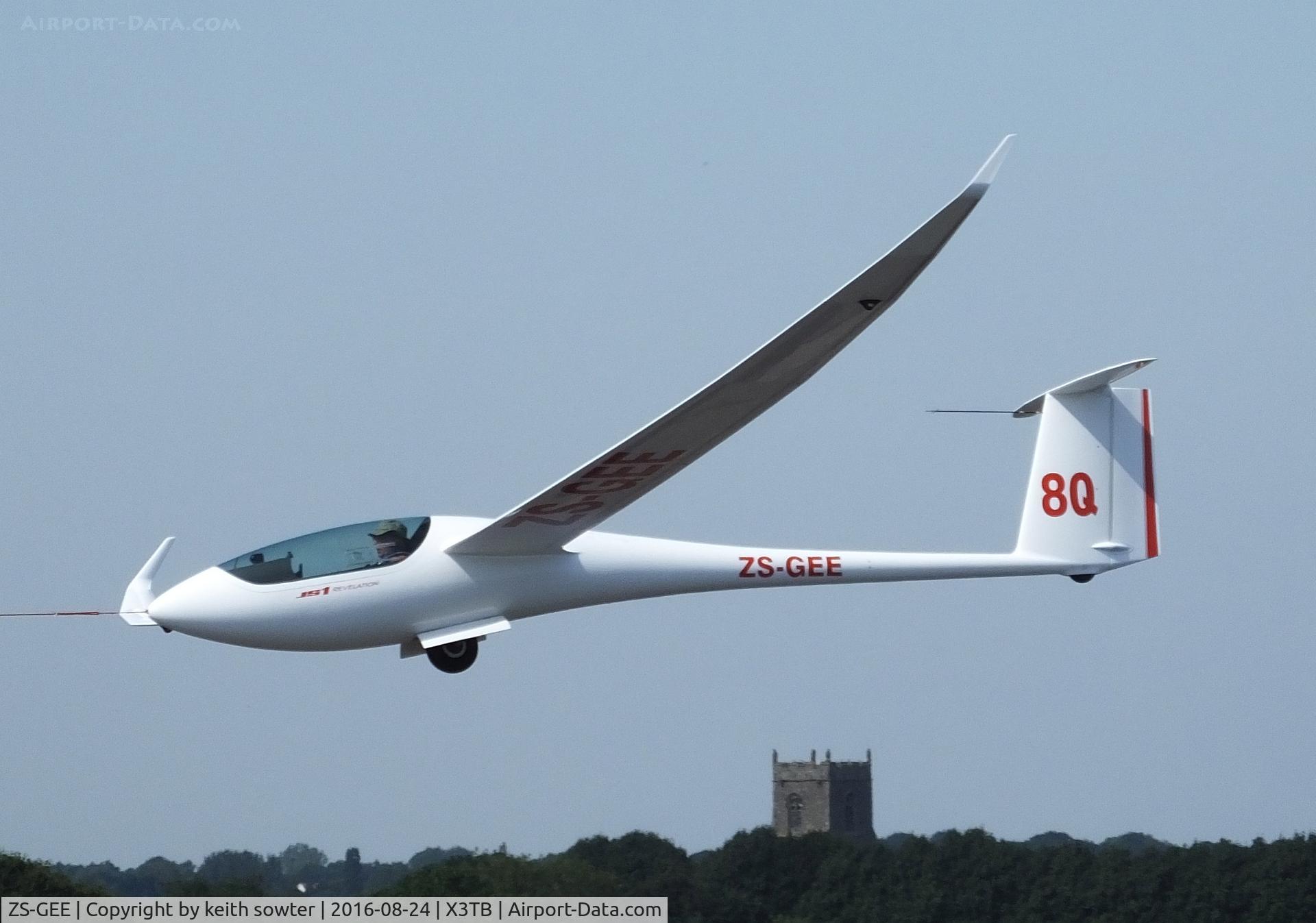 ZS-GEE, Jonker Sailplanes 1B Revelation C/N 1B-040, National Gliding Competion