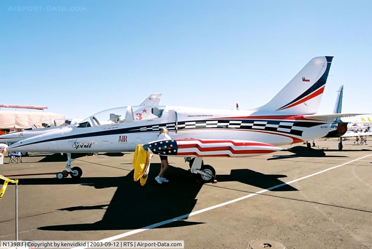 N139BJ, 1977 Aero L-39 Albatros C/N 430218, At the 2003 Reno Air Races.