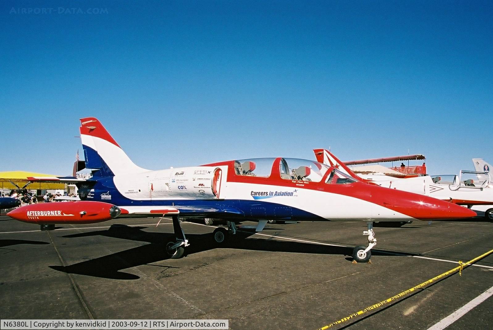 N6380L, 1983 Aero L-39 Albatros C/N 332502, At the 2003 Reno Air Races.