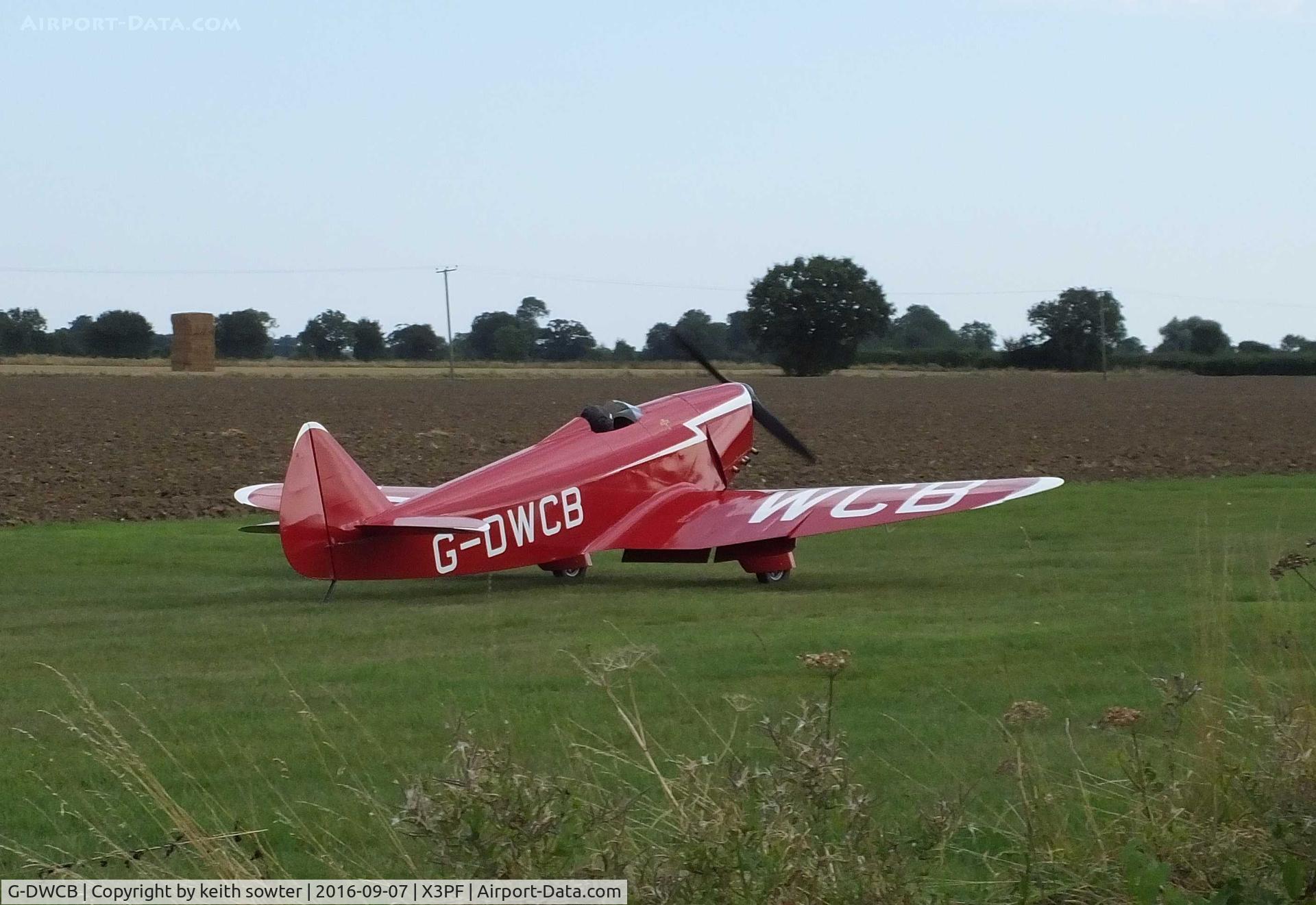 G-DWCB, 2015 Chilton DW1A C/N PFA 225-14454, Landing after its second flight