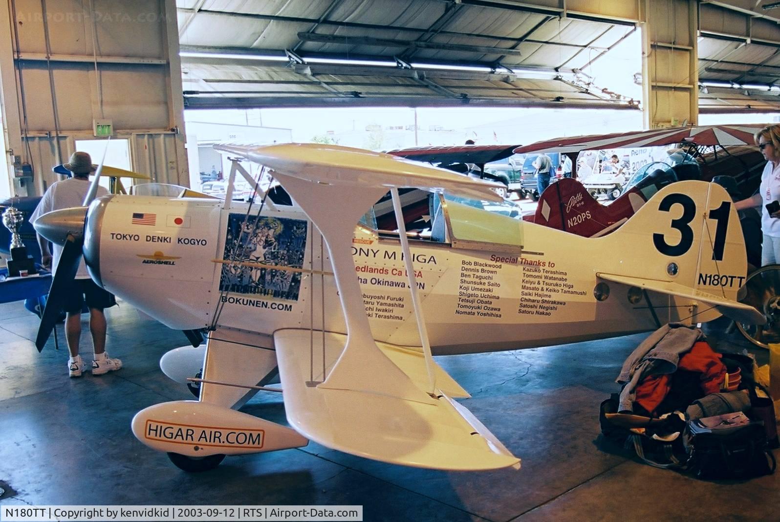 N180TT, 1979 Pitts S-1 Special C/N 6-7501, At the 2003 Reno Air Races.