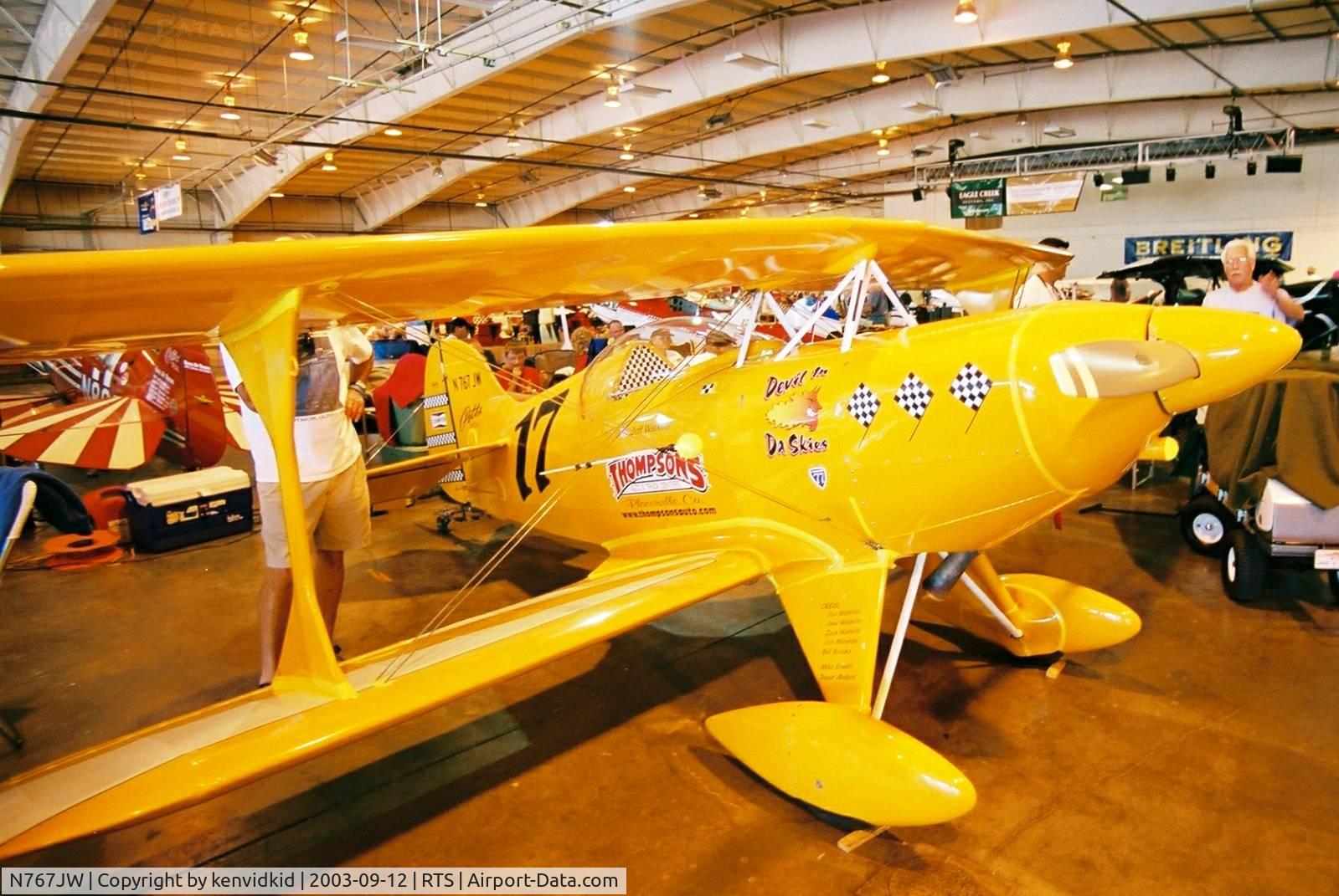 N767JW, 1971 Pitts S-1 Special C/N 7777, At the 2003 Reno Air Races.