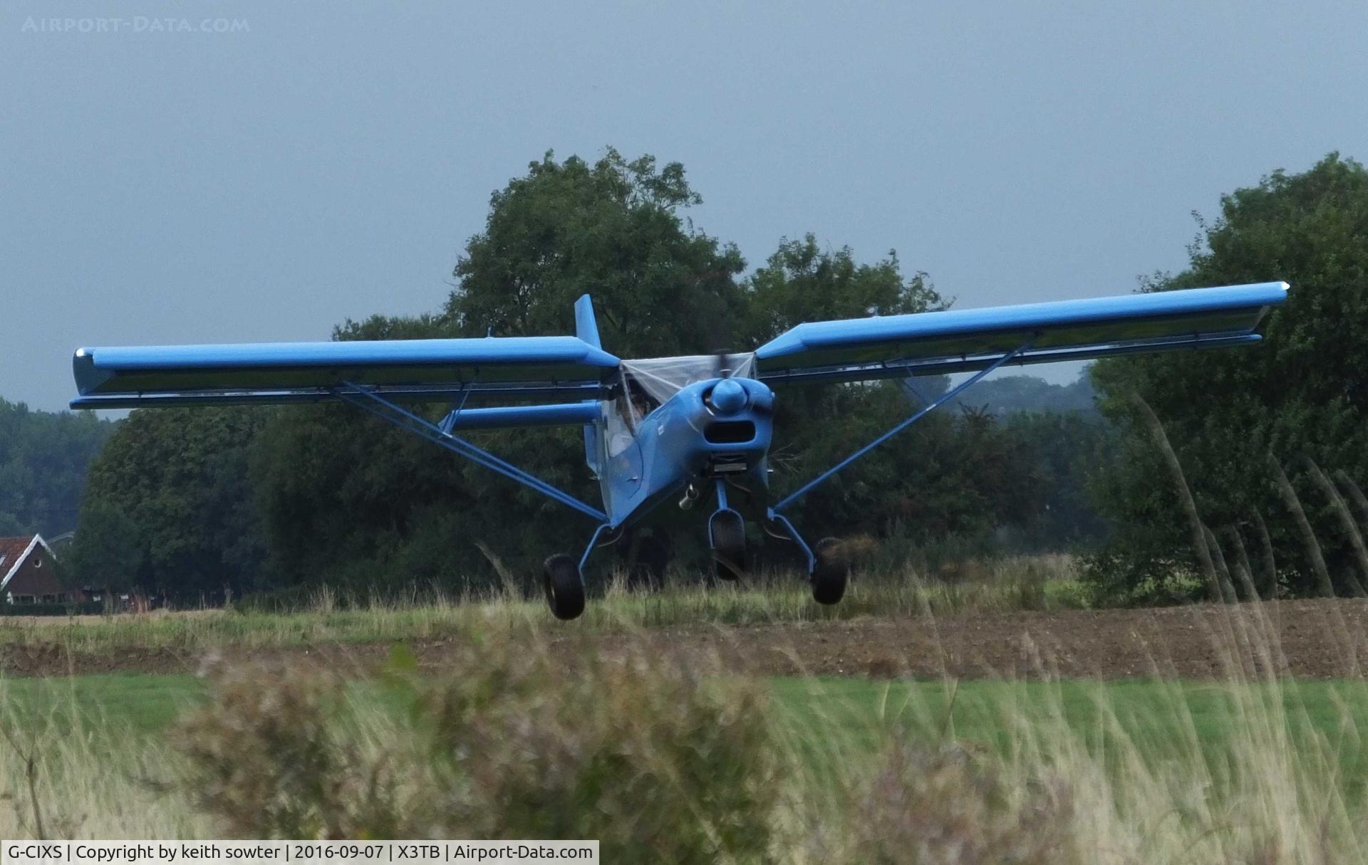 G-CIXS, 2016 Zenair CH-701SP C/N LAA 187A-15336, SHORT FINALS AT PRIORY FARM