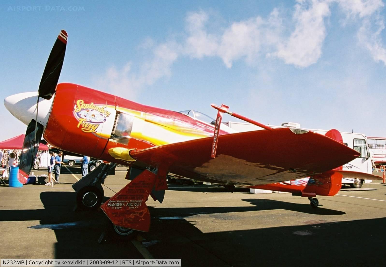 N232MB, 1947 Hawker Sea Fury FB.11 C/N 41H/609972, At the 2003 Reno Air Races.