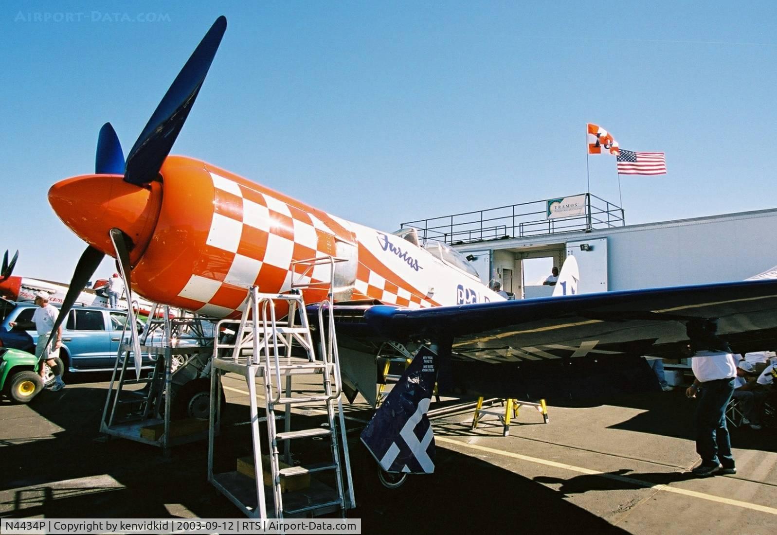 N4434P, 1951 Hawker Sea Fury FB.11 C/N 41H/636336, At the 2003 Reno Air Races.