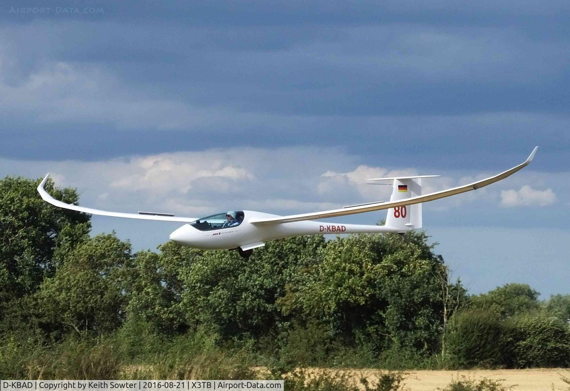 D-KBAD, Jonker Sailplanes JS-1 Revelation C/N Not found D-KBAD, Short finals to land
