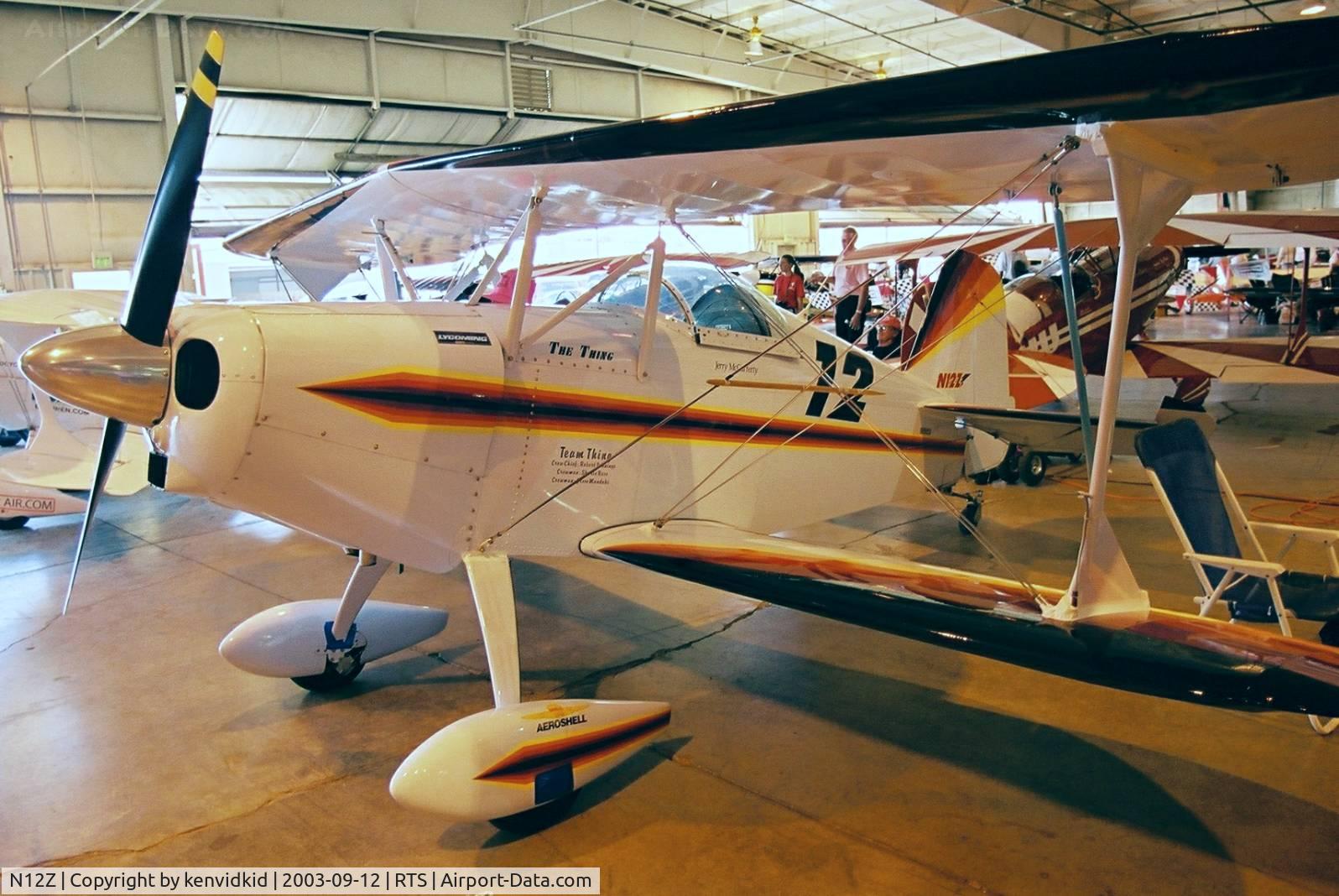 N12Z, 1976 Stolp SA-700 Acroduster C/N 16, At the 2003 Reno Air Races.