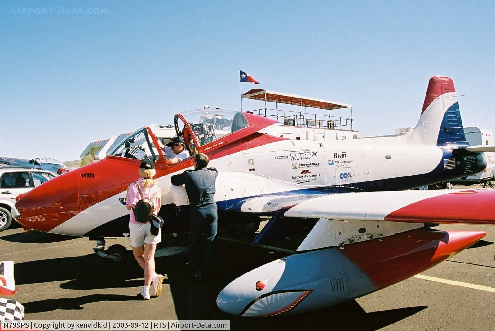 N799PS, 1975 BAC 167 Strikemaster C/N EEP/JP/3688, At the 2003 Reno Air Races.