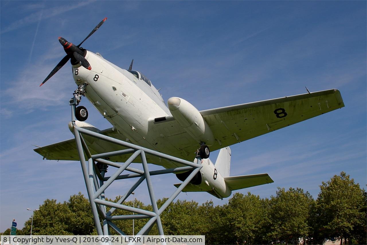 8, 1957 Breguet Br.1050 Alize C/N 8, Breguet Br.1050 Alize, Exposed at Albert Bignon roundabout, Rochefort-Soubise airport (LFXR)