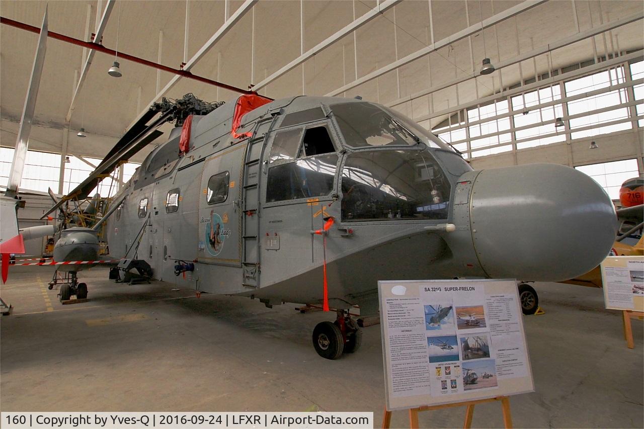 160, Aérospatiale SA-321G Super Frelon C/N 160, Aérospatiale SA-321G Super Frelon, Preserved at Naval Aviation Museum, Rochefort-Soubise airport (LFXR)