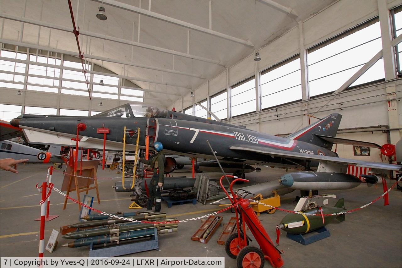 7, Dassault Etendard IV.M C/N 7, Dassault Etendard IV.M, Preserved at Naval Aviation Museum, Rochefort-Soubise airport (LFXR)