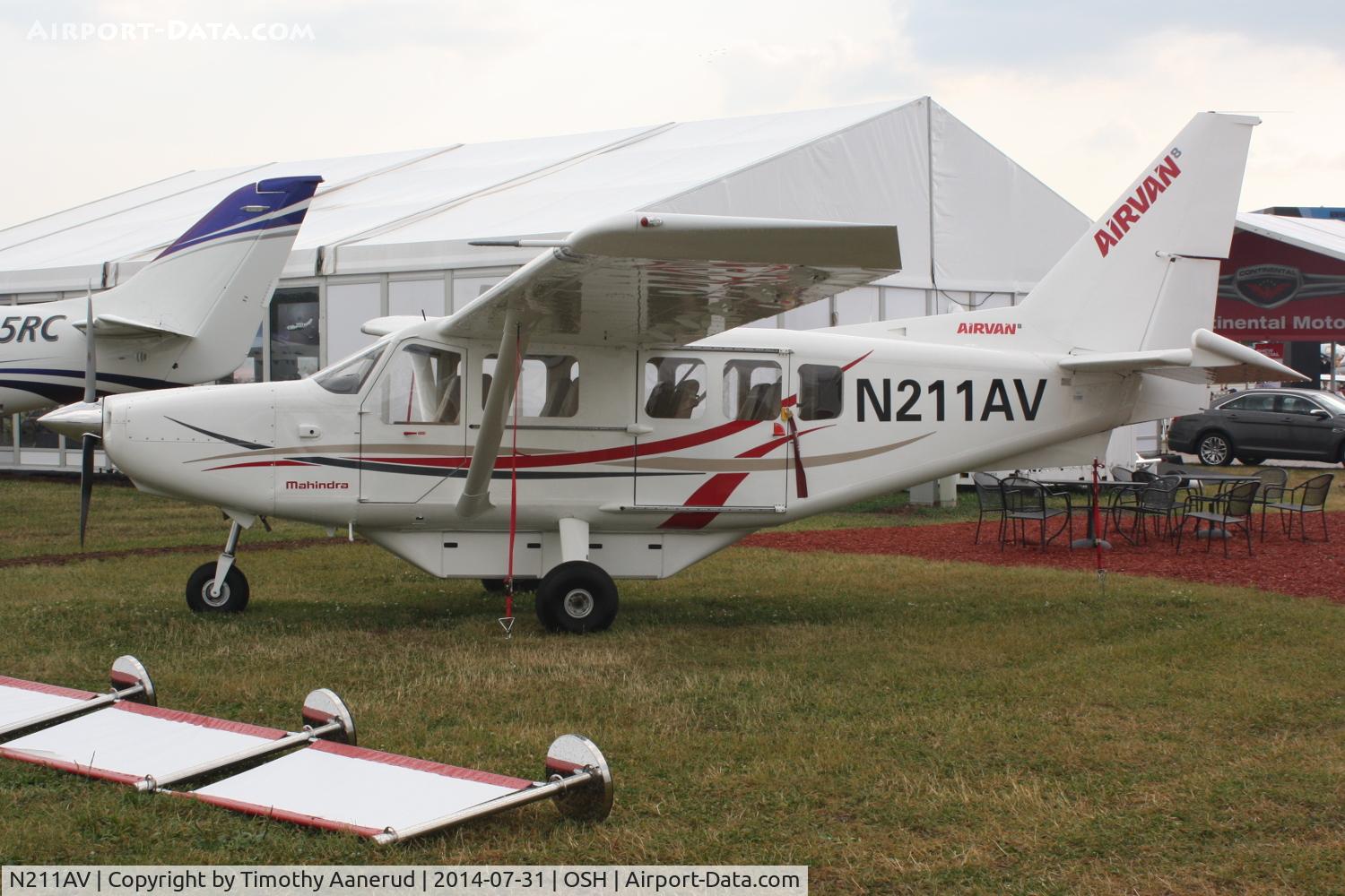 N211AV, 2012 Gippsland GA-8-TC320 Airvan C/N GA8-TC320-11-169, Gippsland GA-8-TC320, c/n: GA8-TC320-11-169