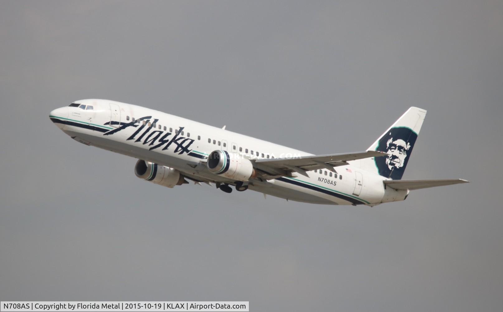 N708AS, 1999 Boeing 737-490 C/N 28895, Alaska
