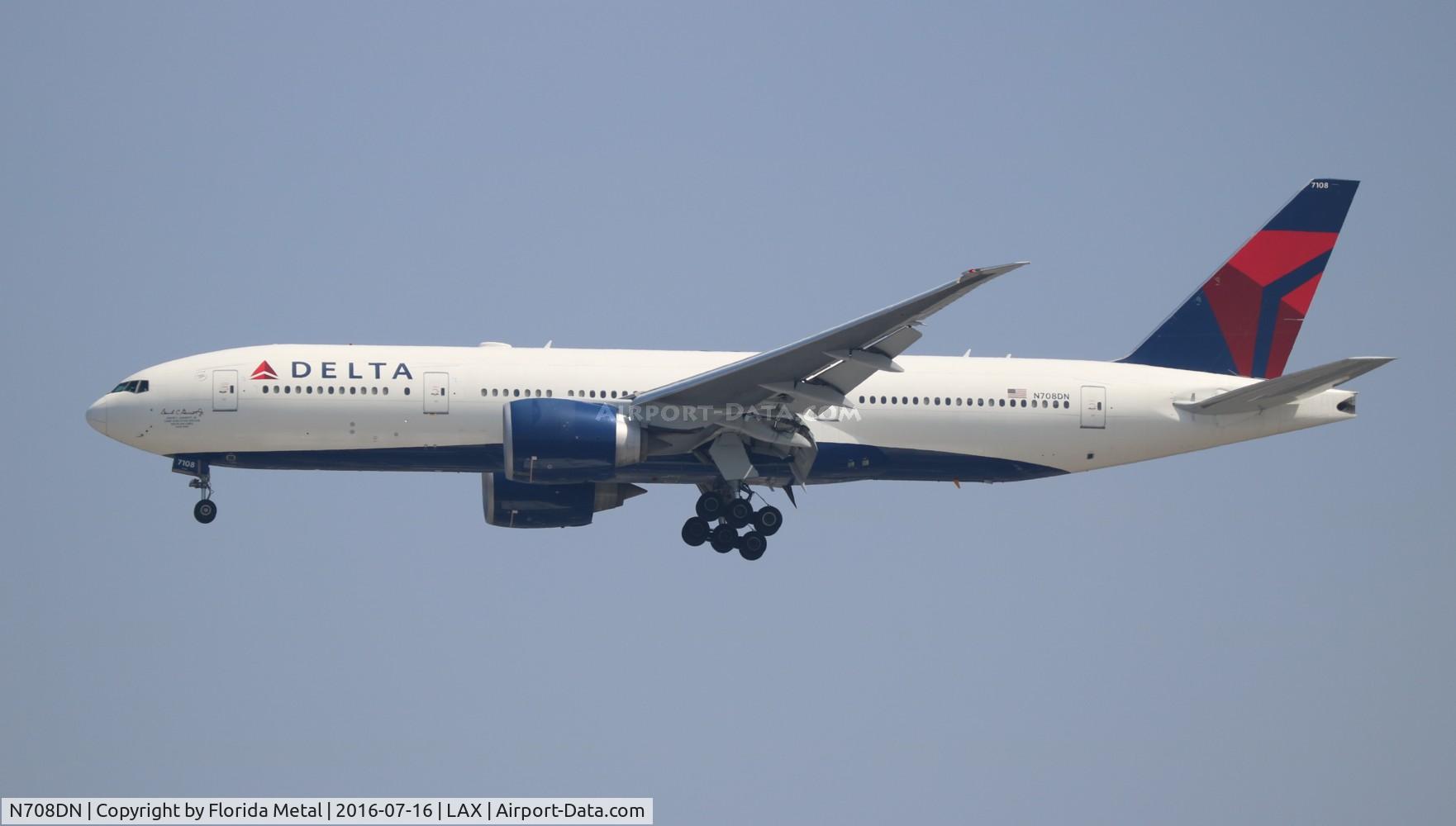 N708DN, 2009 Boeing 777-232/LR C/N 39254, Delta