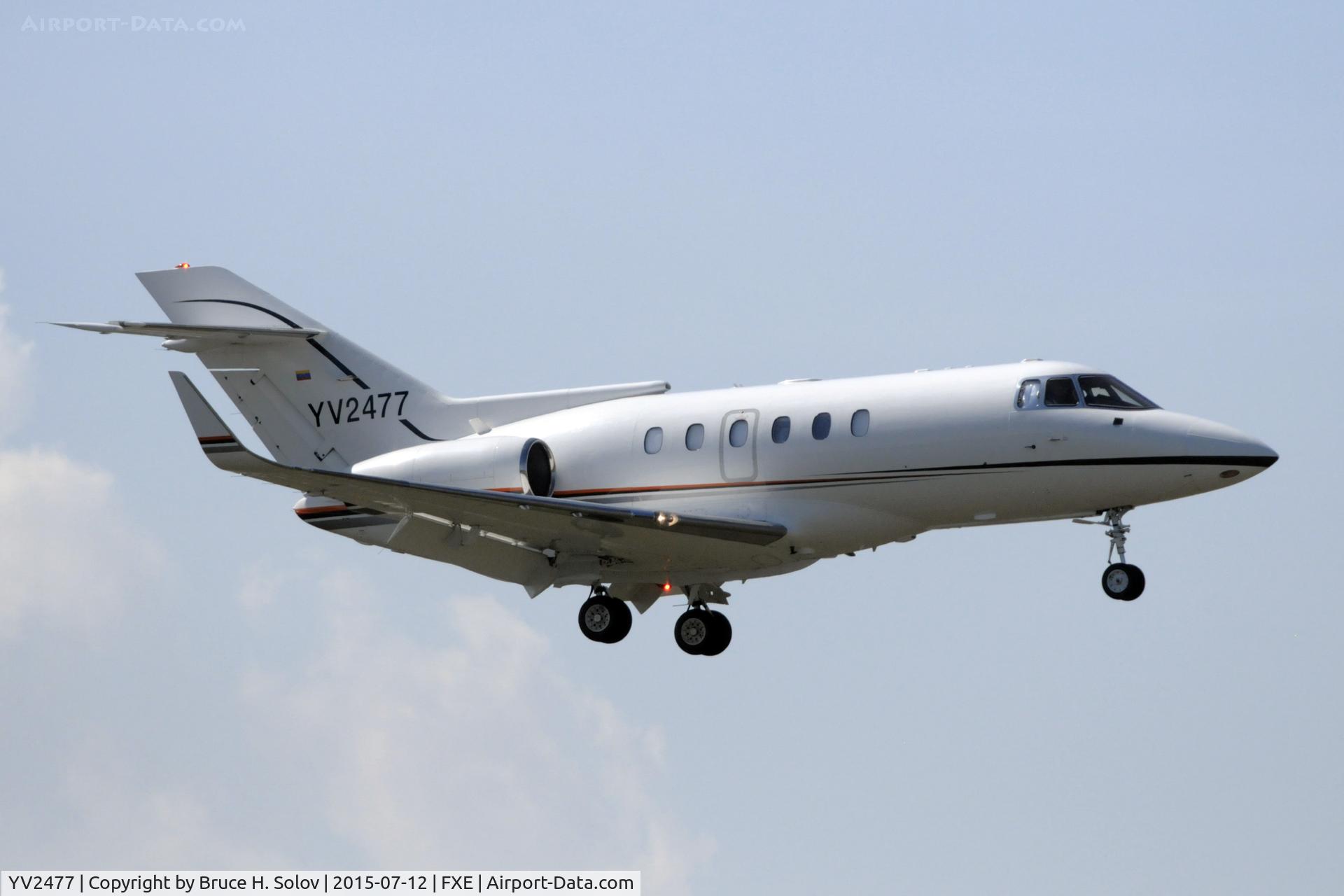 YV2477, 1989 British Aerospace BAe.125-800B C/N 258149, on approach