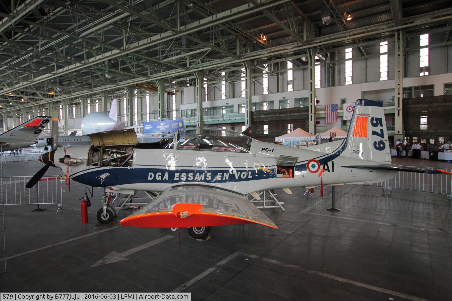 579, Pilatus PC-7 Turbo Trainer C/N 579, at Istres