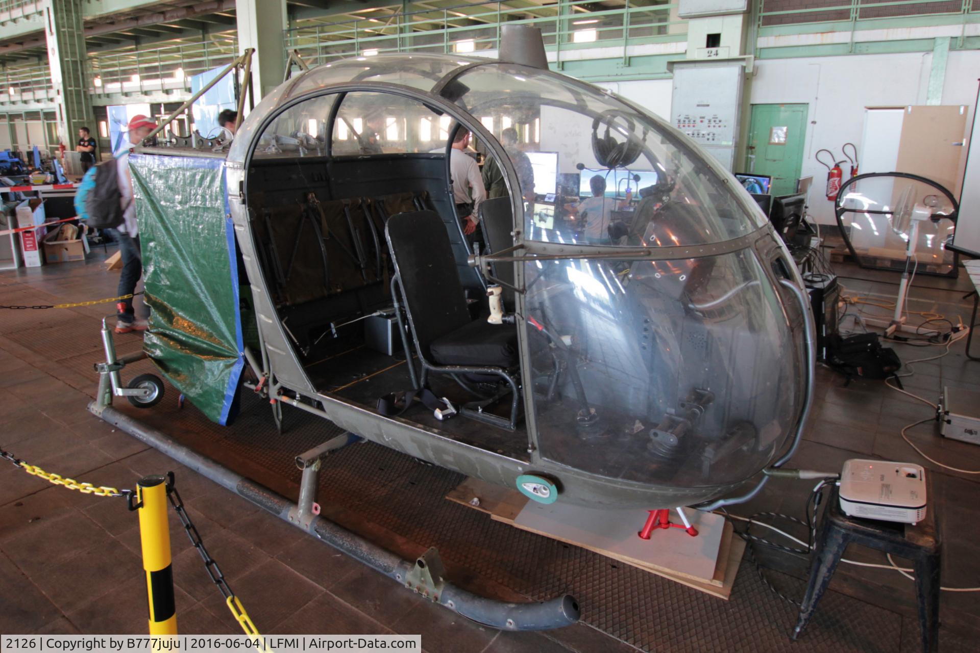 2126, Sud Aviation SA-318C Alouette II C/N 2126/M396, use by private owner for simulator