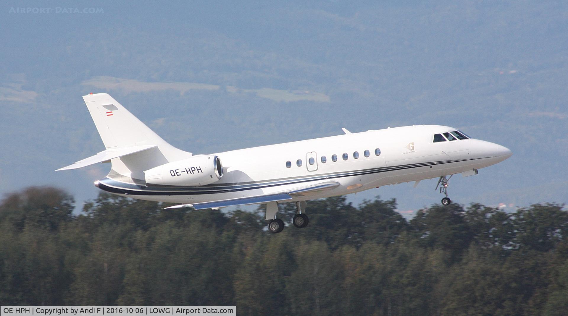 OE-HPH, 2003 Dassault Falcon 2000 C/N 209, Goldeck Flug Dassault Falcon 2000