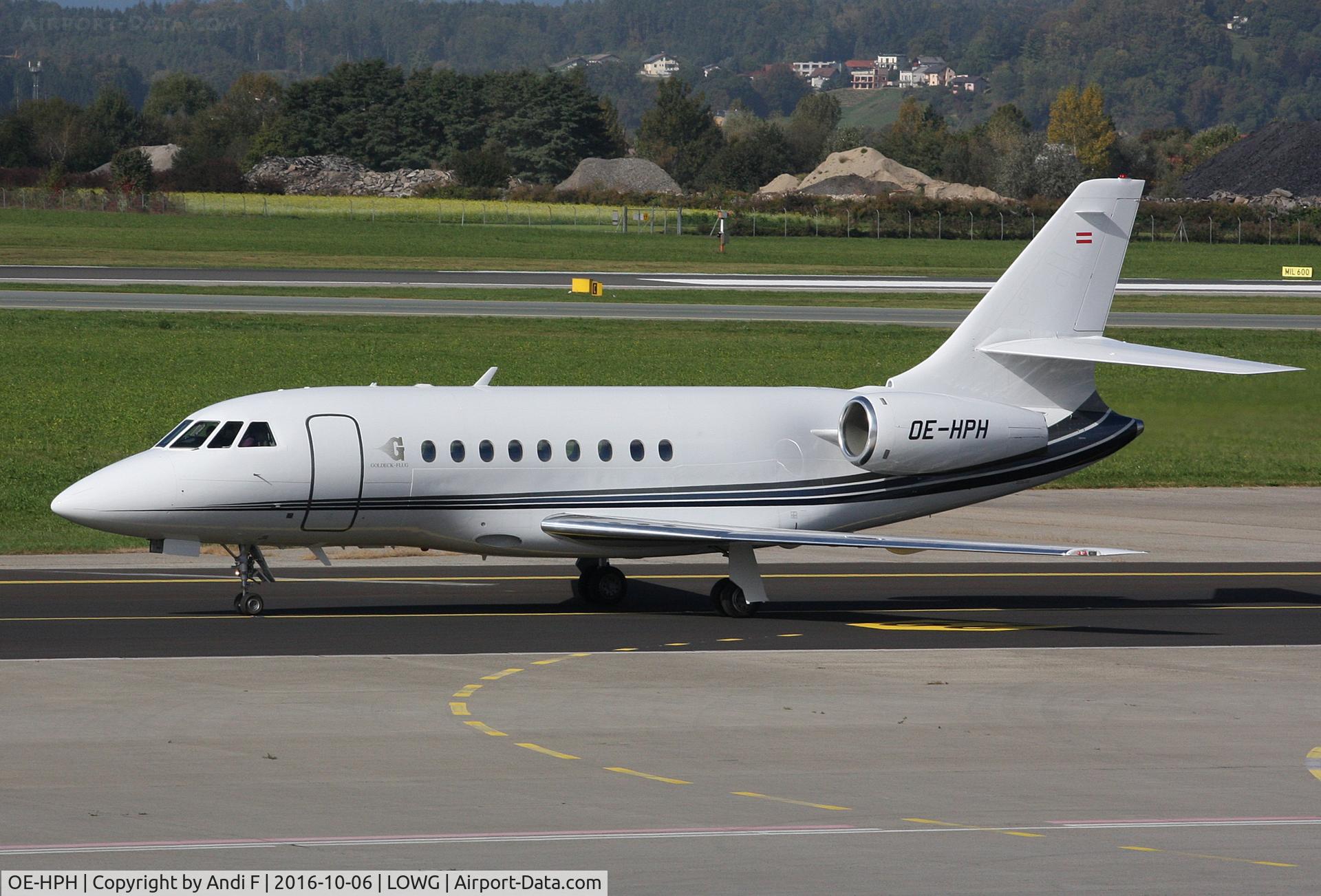 OE-HPH, 2003 Dassault Falcon 2000 C/N 209, Goldeck Flug Dassault Falcon 2000