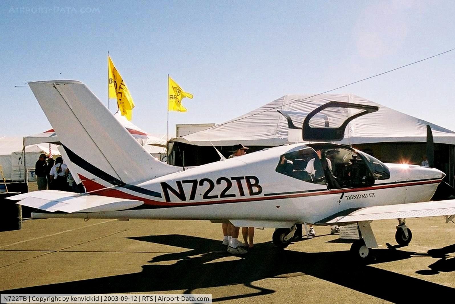N722TB, 2003 Socata TB-20 Trinidad C/N 2178, At the 2003 Reno Air Races.