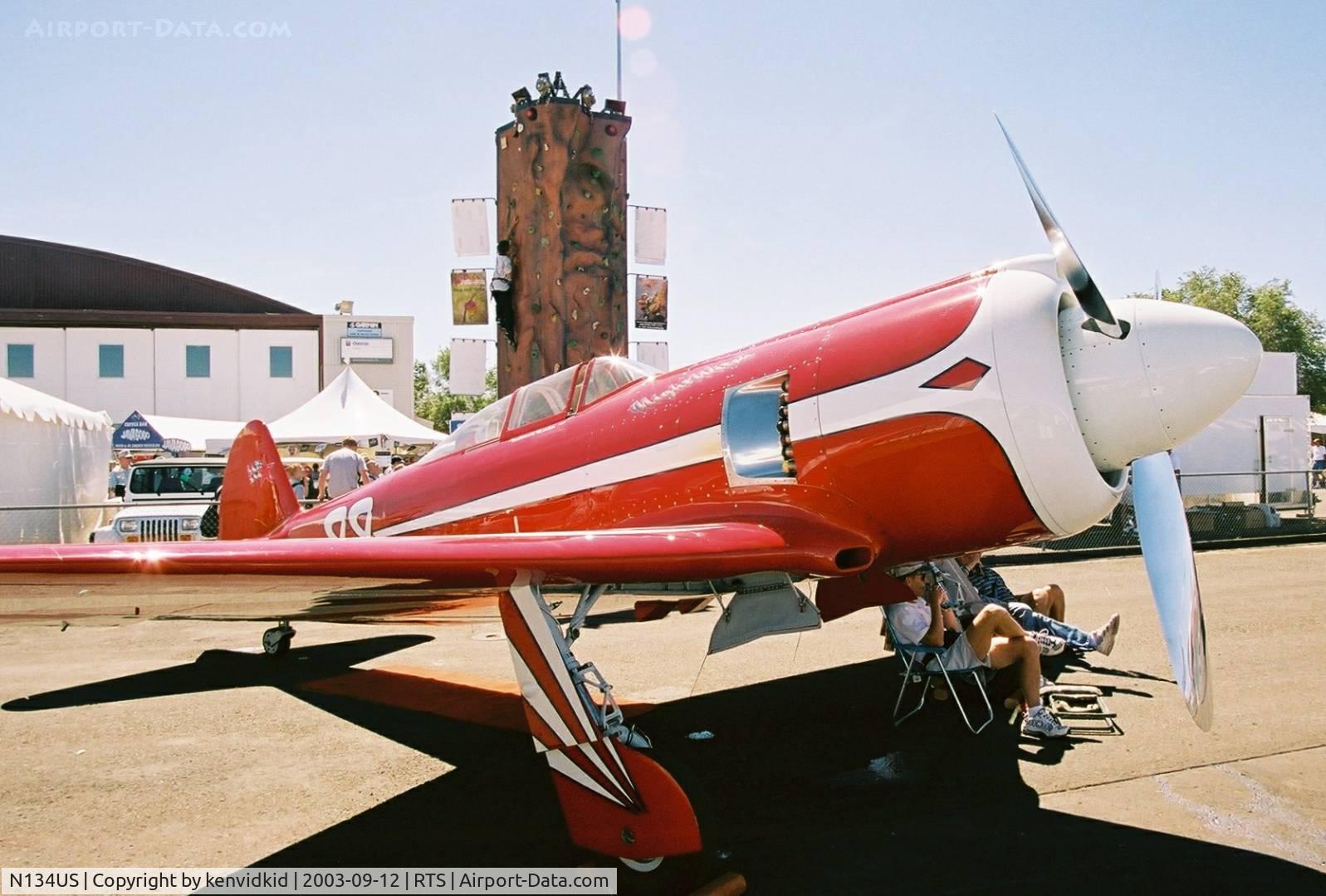 N134US, 1996 Yakovlev Yak-3UR 2000 C/N DMC0003, At the 2003 Reno Air Races.