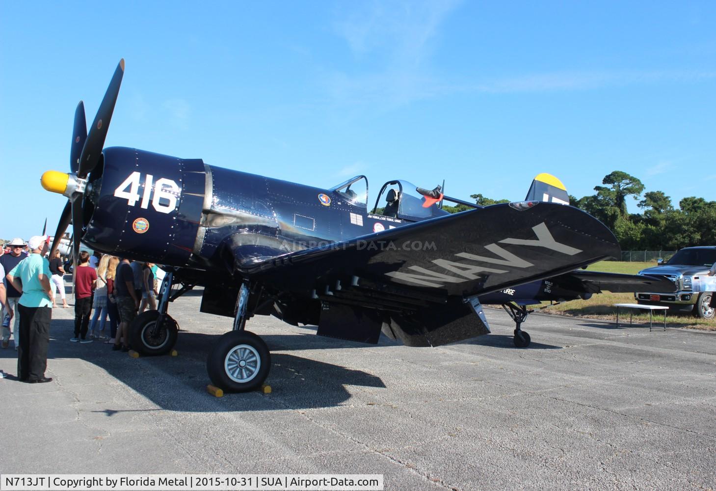 N713JT, 1945 Vought F4U-4B Corsair C/N 97143, Corsair