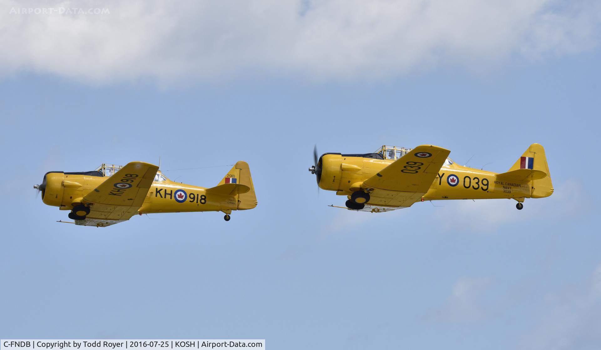 C-FNDB, 1944 Noorduyn AT-16 Harvard IIB C/N 07-6, Airventure 2016