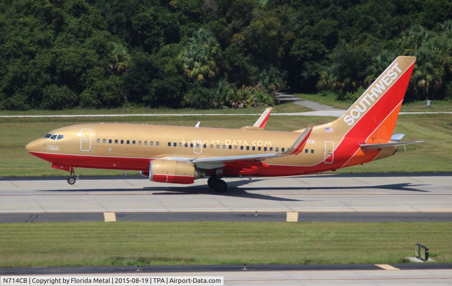 N714CB, 1998 Boeing 737-7H4 C/N 27848, Southwest