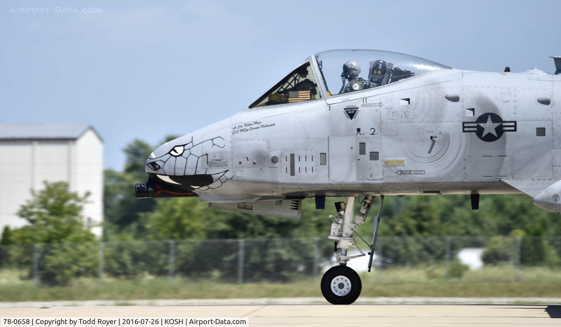 78-0658, 1978 Fairchild Republic A-10C Thunderbolt II C/N A10-0278, Airventure 2016