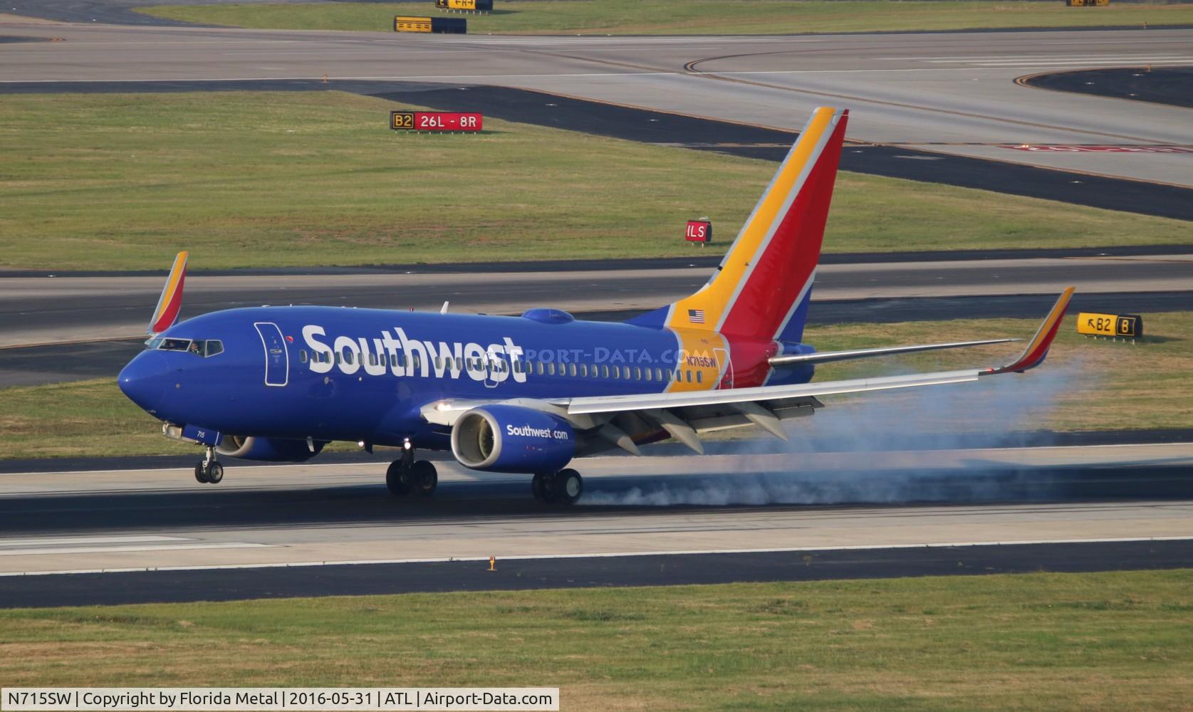 N715SW, 1998 Boeing 737-7H4 C/N 27849, Southwest