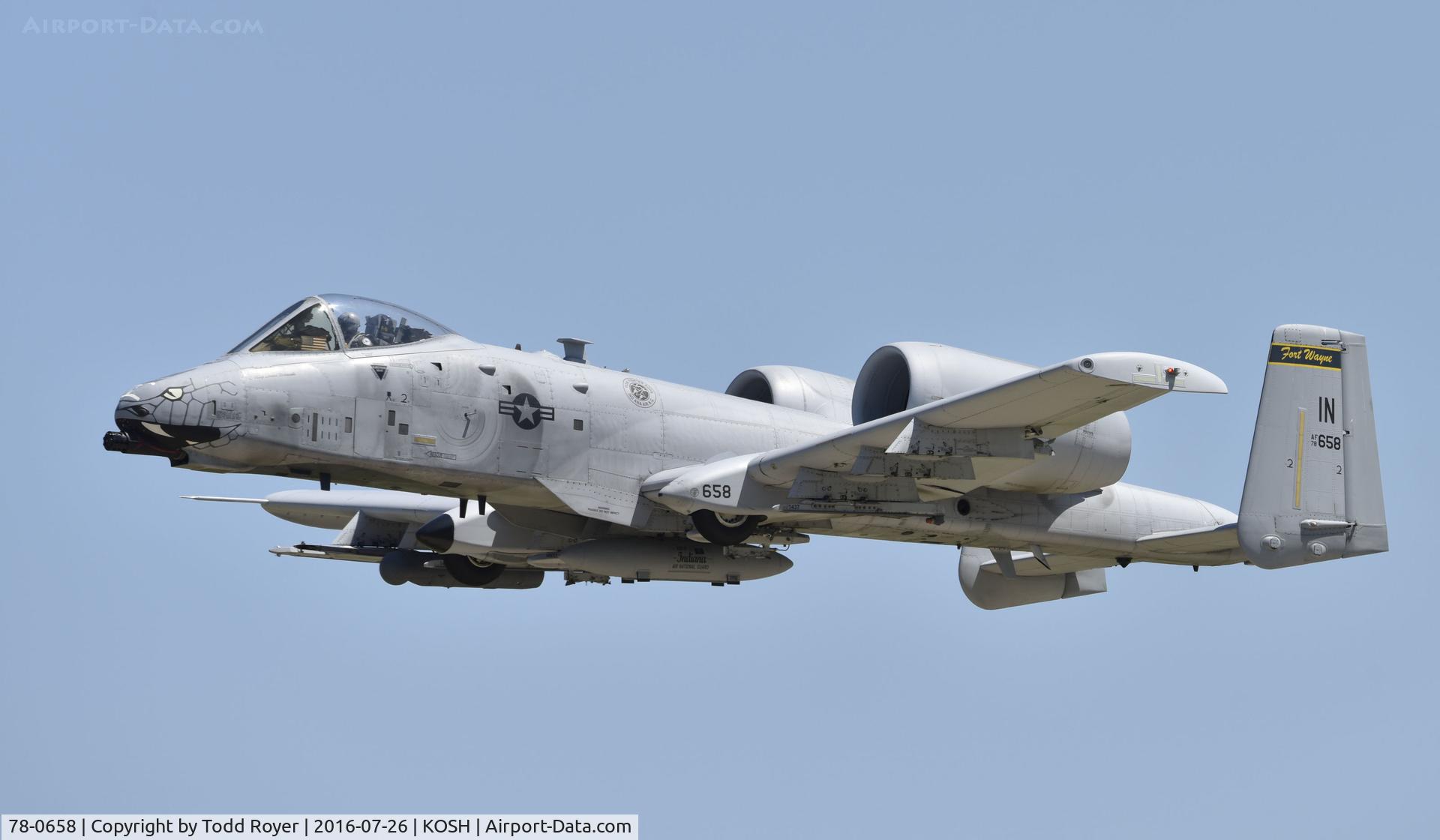 78-0658, 1978 Fairchild Republic A-10C Thunderbolt II C/N A10-0278, Airventure 2016