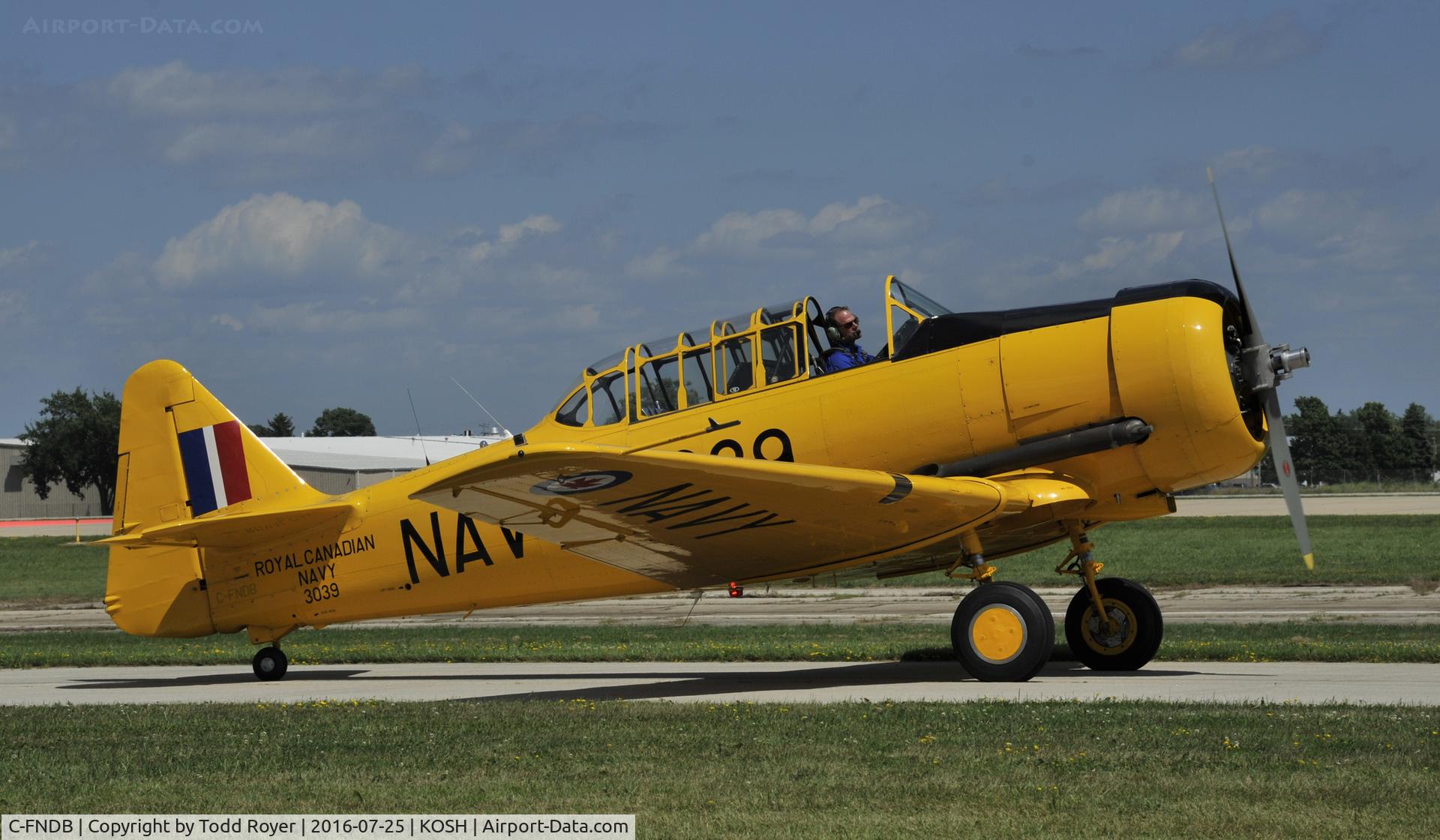 C-FNDB, 1944 Noorduyn AT-16 Harvard IIB C/N 07-6, Airventure 2016