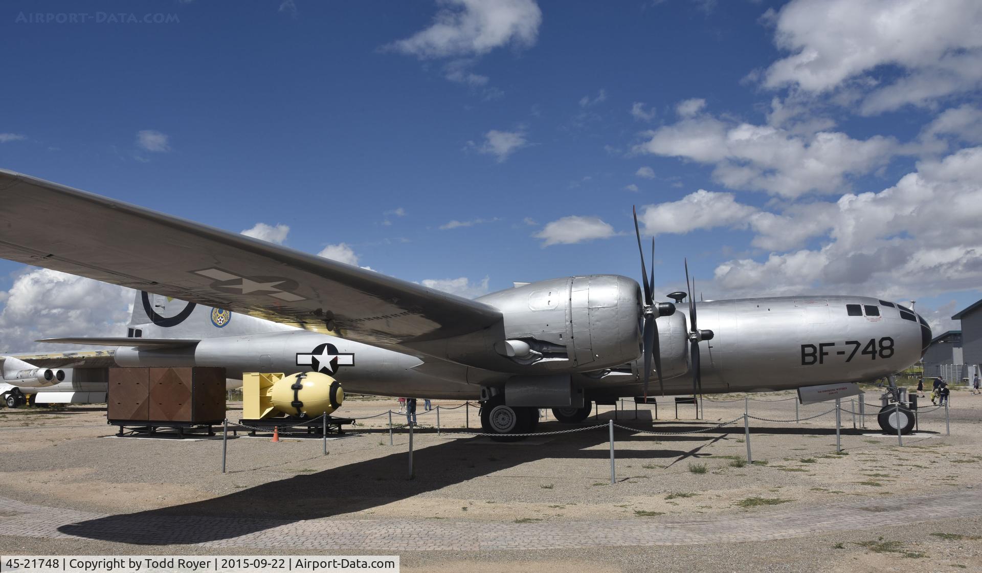 45-21748, 1945 Boeing B-29 Superfortess C/N 13643, On display at the National Museum of Nuclear Science and History