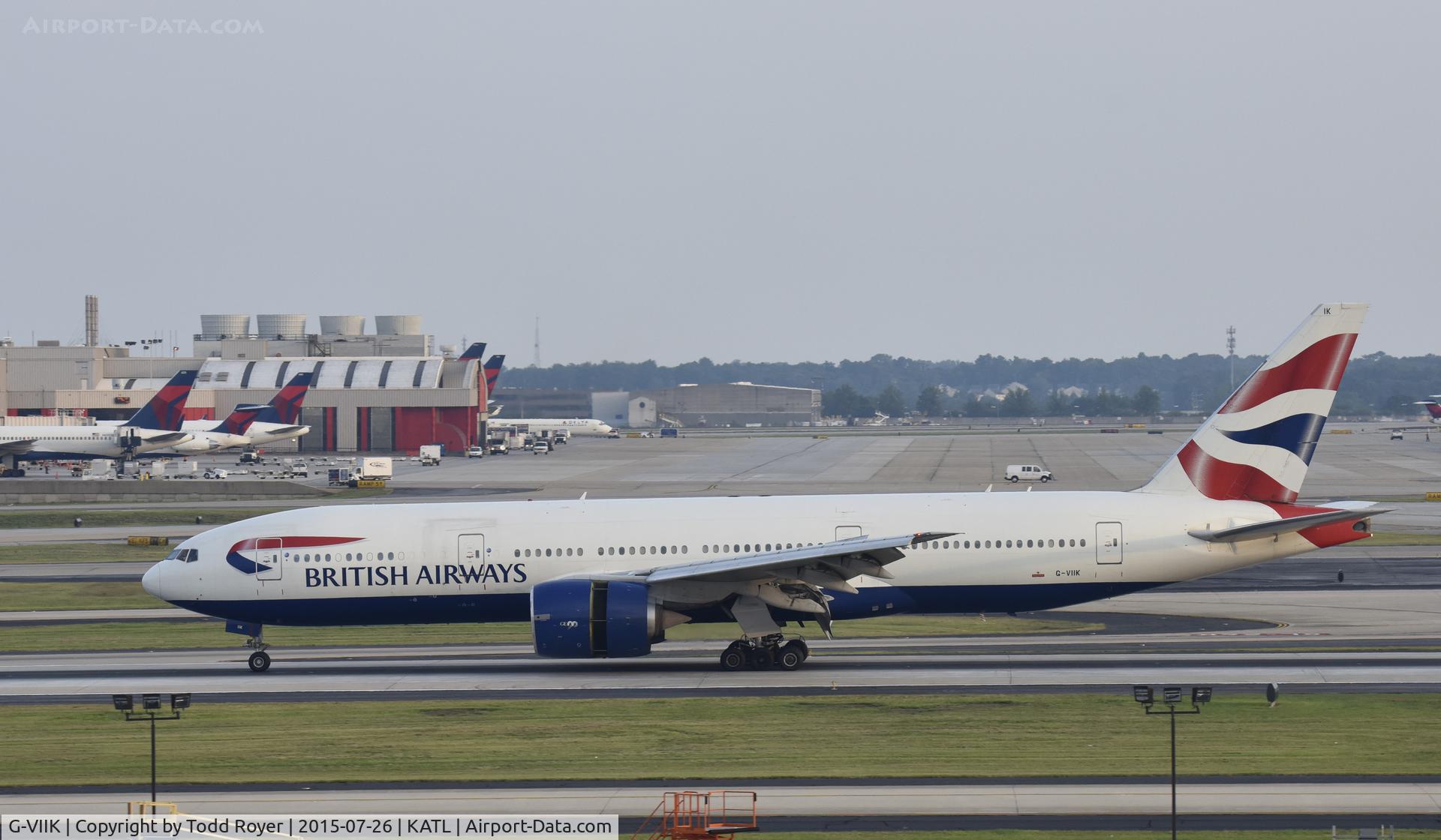 G-VIIK, 1998 Boeing 777-236/ER C/N 28840, Arriving at ATL