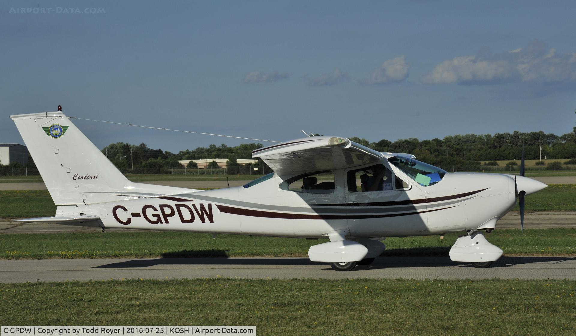 C-GPDW, 1970 Cessna 177B Cardinal C/N 17701607, Airventure 2016
