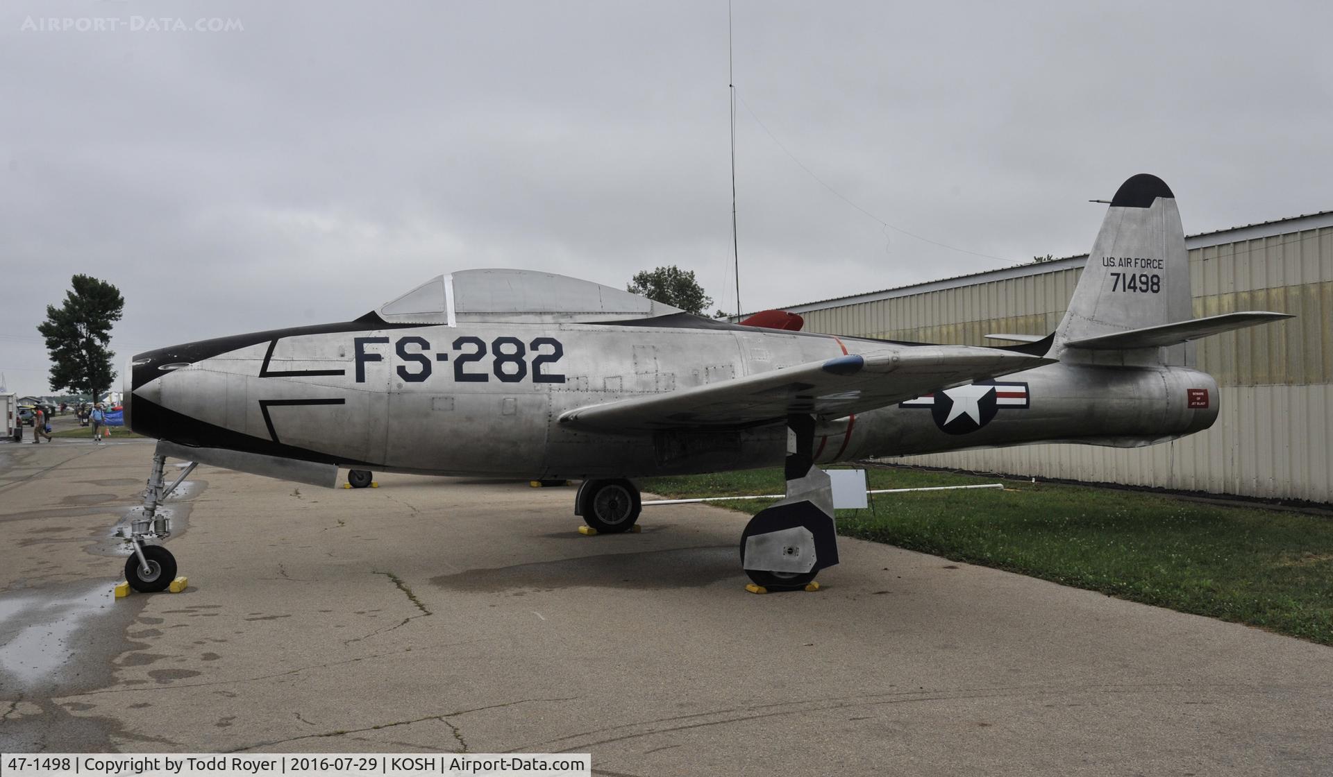 47-1498, 1947 Republic F-84C Thunderjet C/N Not found 47-1498, Airventure 2016