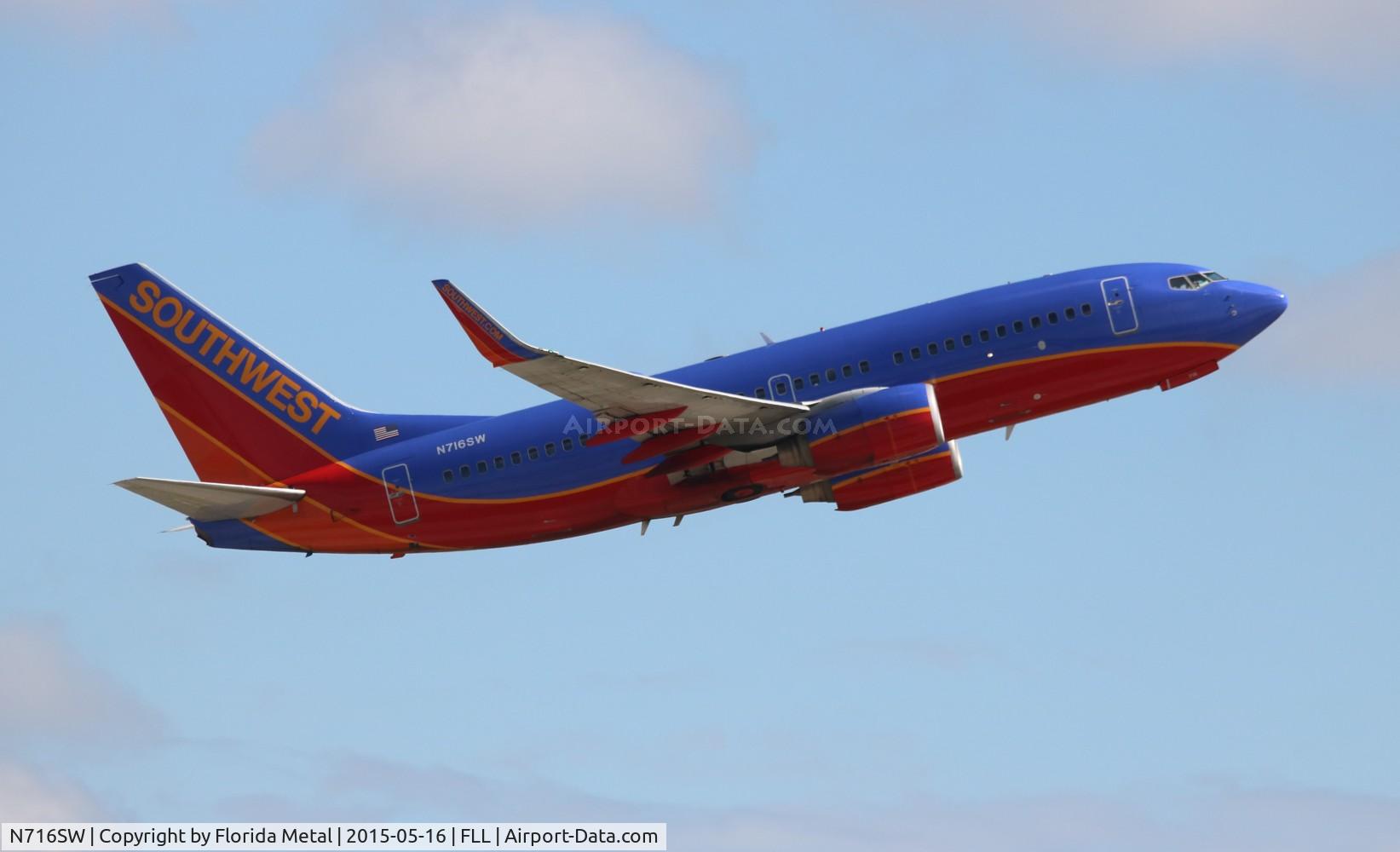 N716SW, 1998 Boeing 737-7H4 C/N 27850, Southwest