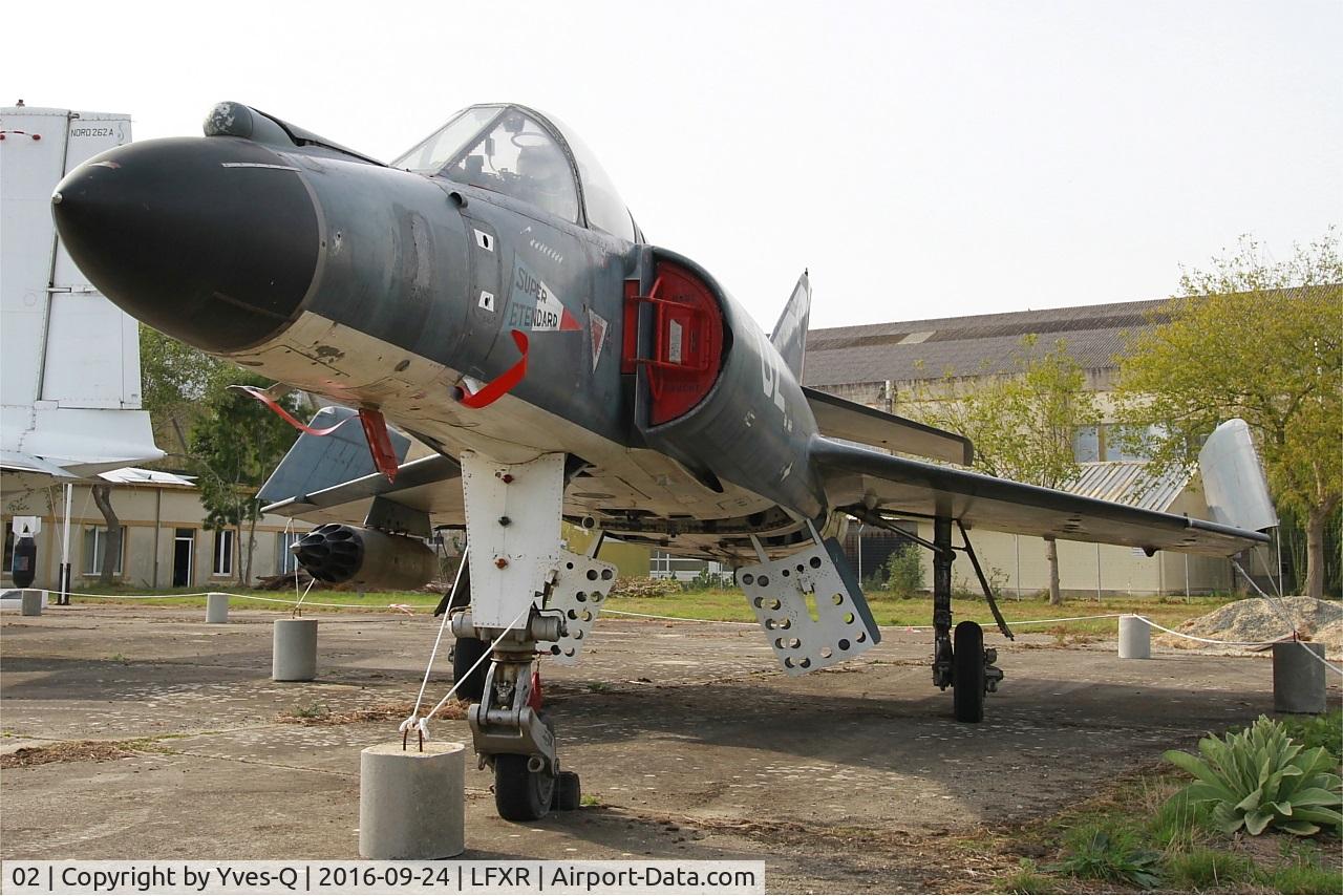 02, 1974 Dassault Super Etendard C/N 02, Dassault Super Etendard prototype, Preserved at Naval Aviation Museum, Rochefort-Soubise airport (LFXR)