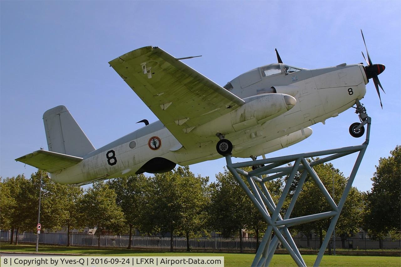 8, 1957 Breguet Br.1050 Alize C/N 8, Breguet Br.1050 Alize, Exposed at Albert Bignon roundabout, Rochefort-Soubise airport (LFXR)